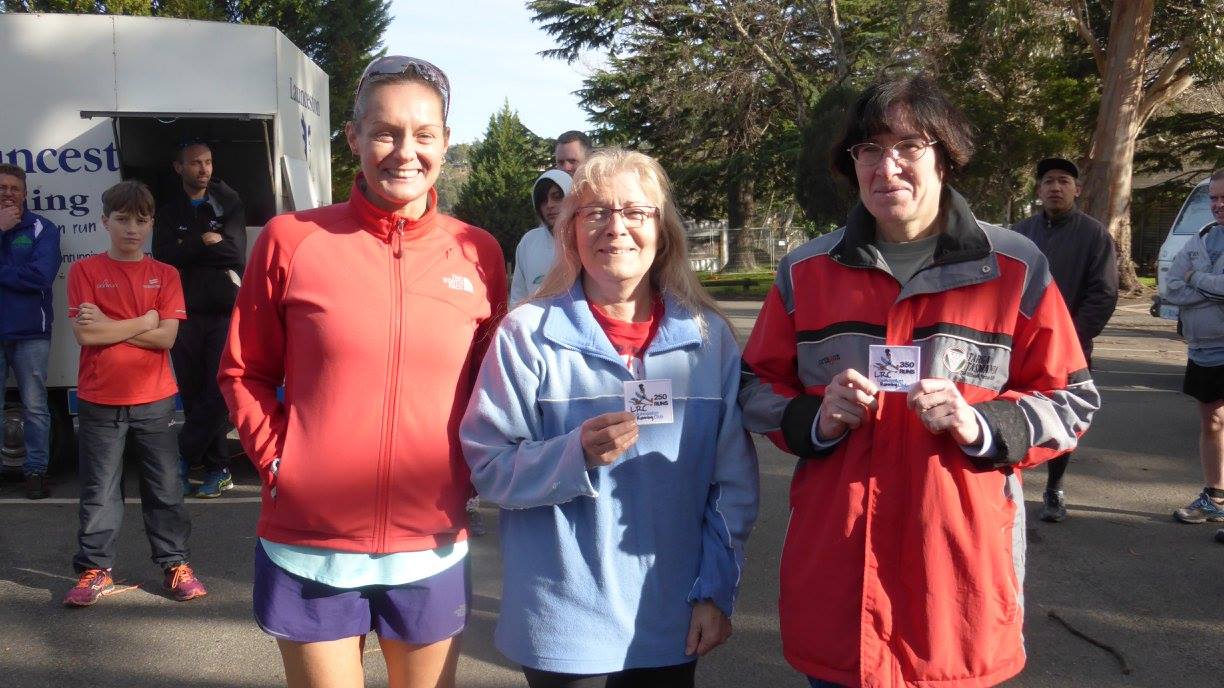 Shaun Smith wins the 6.2k race at Carr Villa