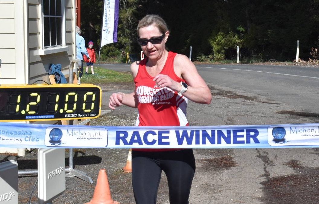 Kathy Mills won the on the hills of Sidmouth to take out the Gutbuster.