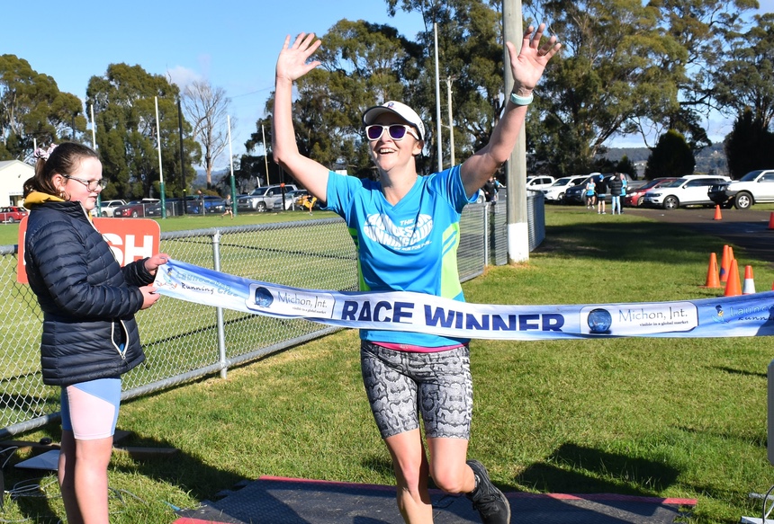 Nat Slocombe ran strong to win on the hills of Hillwood